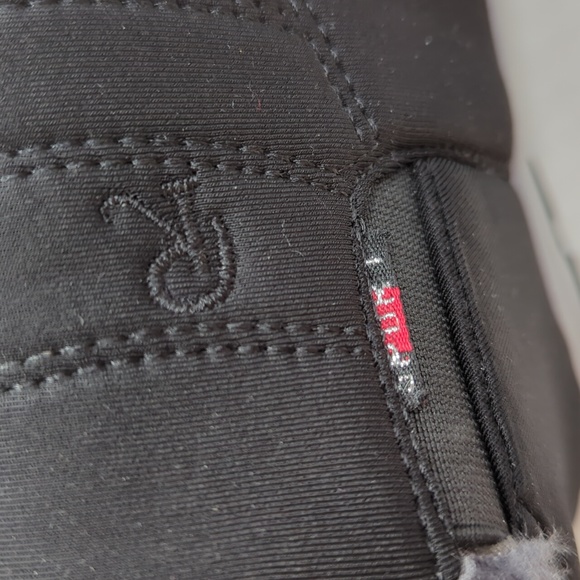 Fashion Sport Warm Plush Slip On Booties US Size 8 Black 39 - Picture 4 of 16